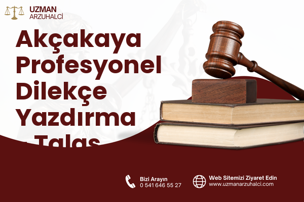 Akçakaya Profesyonel Dilekçe Yazdırma - Talas