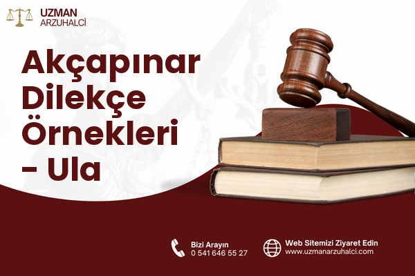 Akçapınar Dilekçe Örnekleri - Ula