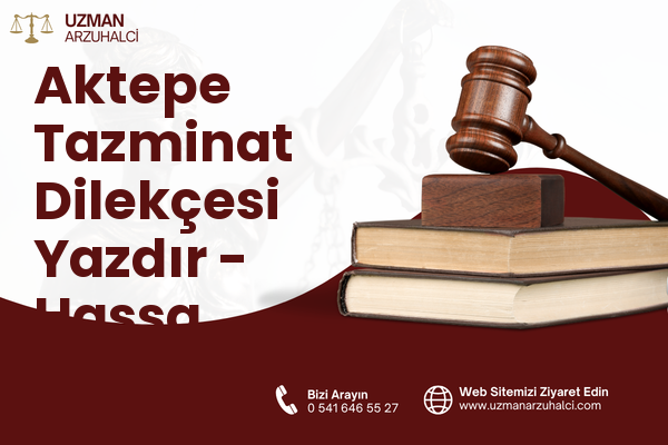 Aktepe Tazminat Dilekçesi Yazdır - Hassa