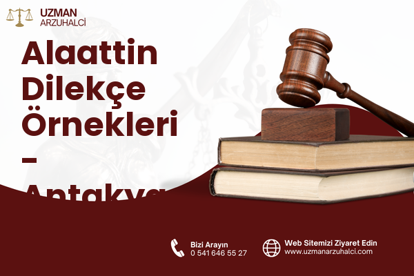 Alaattin Dilekçe Örnekleri - Antakya