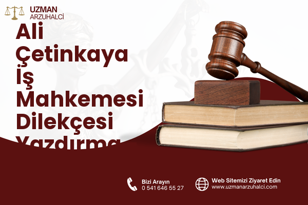 Ali Çetinkaya İş Mahkemesi Dilekçesi Yazdırma - Merkez