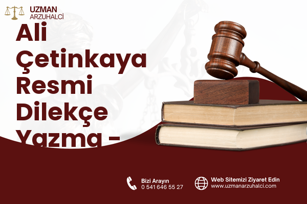 Ali Çetinkaya Resmi Dilekçe Yazma - Ayvalık