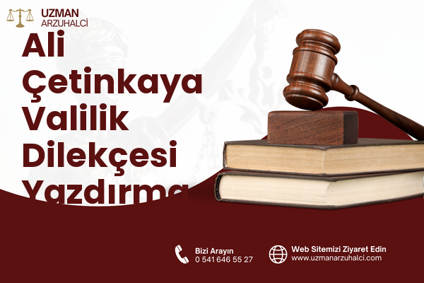 Ali Çetinkaya Valilik Dilekçesi Yazdırma - Ayvalık