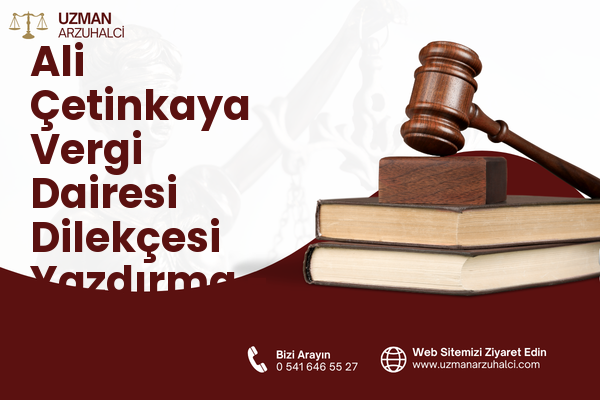 Ali Çetinkaya Vergi Dairesi Dilekçesi Yazdırma - Merkez