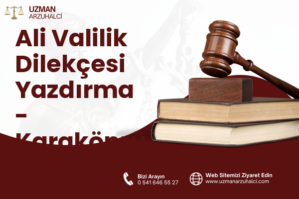 Ali Valilik Dilekçesi Yazdırma - Karaköprü
