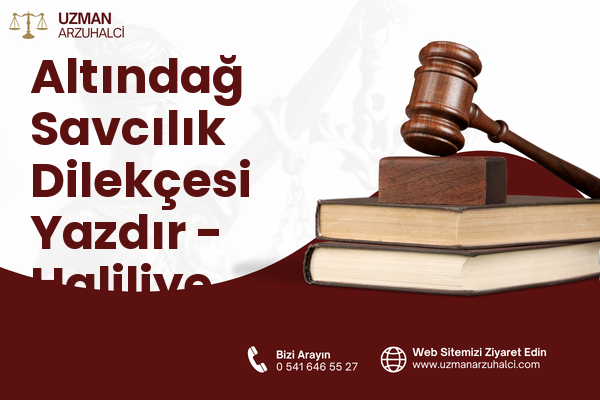 Altındağ Savcılık Dilekçesi Yazdır - Haliliye