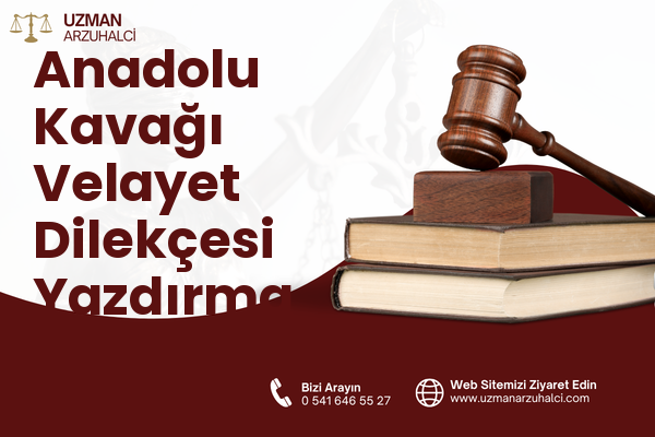 Anadolu Kavağı Velayet Dilekçesi Yazdırma - Beykoz