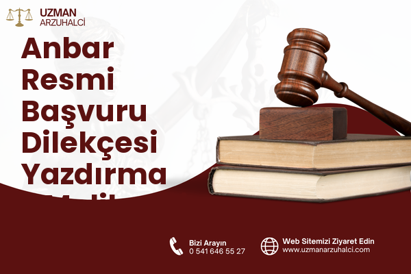 Anbar Resmi Başvuru Dilekçesi Yazdırma - Melikgazi