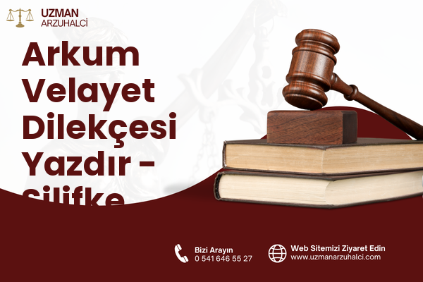 Arkum Velayet Dilekçesi Yazdır - Silifke
