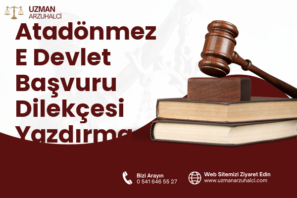 Atadönmez E Devlet Başvuru Dilekçesi Yazdırma - Bahşılı