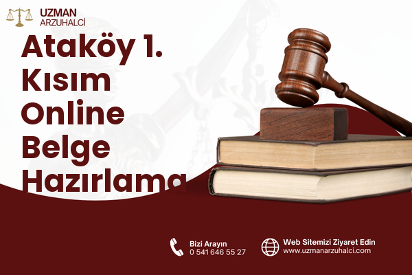 Ataköy 1. Kısım Online Belge Hazırlama - Bakırköy