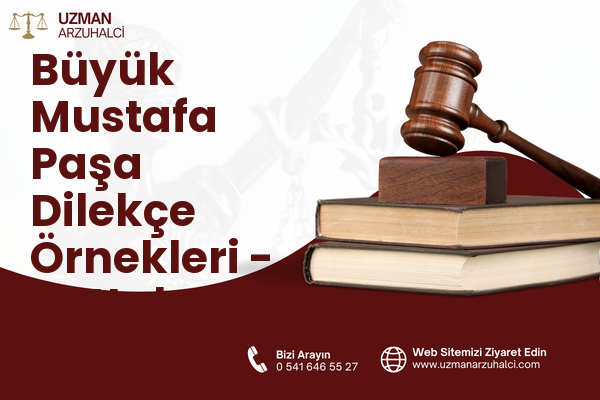 Büyük Mustafa Paşa Dilekçe Örnekleri - Battalgazi