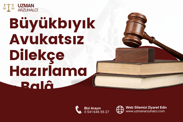 Büyükbıyık Avukatsız Dilekçe Hazırlama - Balâ