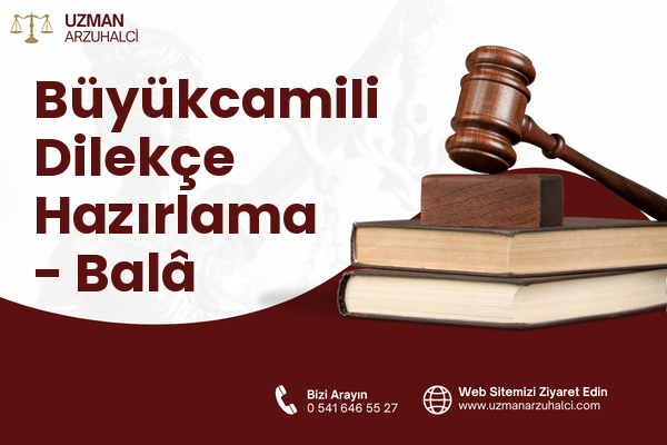 Büyükcamili Dilekçe Hazırlama - Balâ