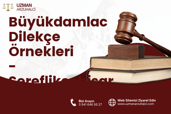 Büyükdamlac Dilekçe Örnekleri - Şereflikoçhisar