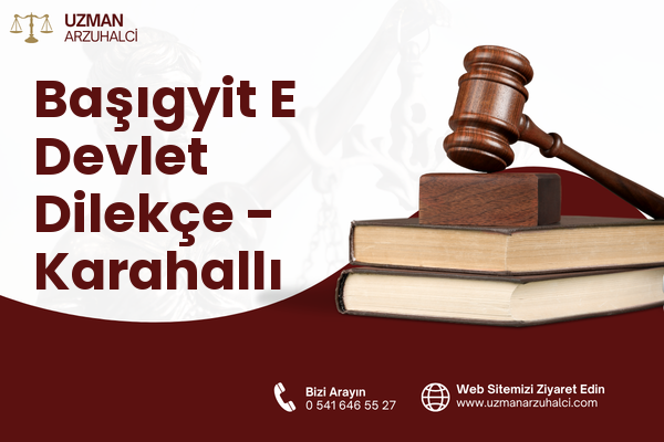 Başıgyit E Devlet Dilekçe - Karahallı