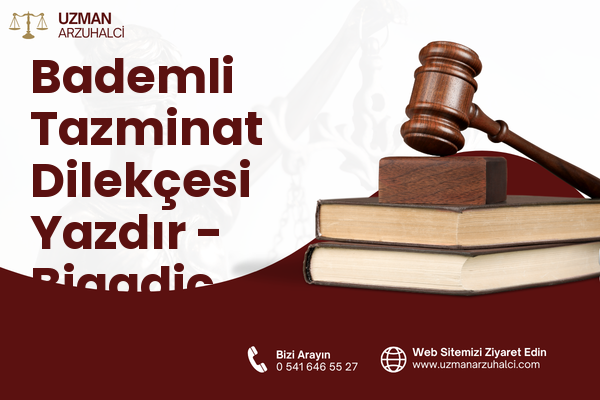 Bademli Tazminat Dilekçesi Yazdır - Bigadiç