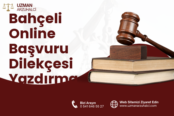 Bahçeli Online Başvuru Dilekçesi Yazdırma - Kavak