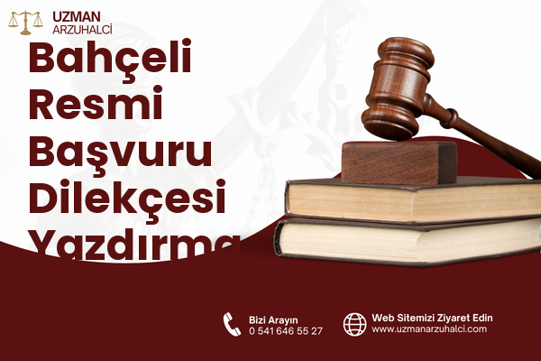 Bahçeli Resmi Başvuru Dilekçesi Yazdırma - Merkez