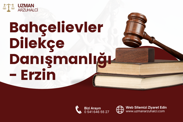 Bahçelievler Dilekçe Danışmanlığı - Erzin