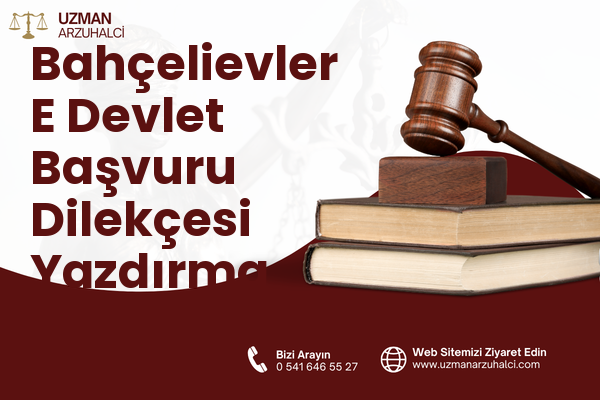 Bahçelievler E Devlet Başvuru Dilekçesi Yazdırma - Meriç