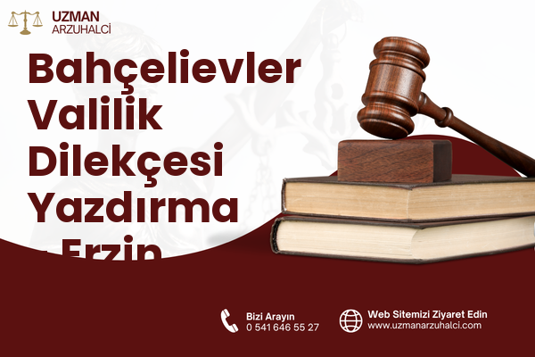 Bahçelievler Valilik Dilekçesi Yazdırma - Erzin