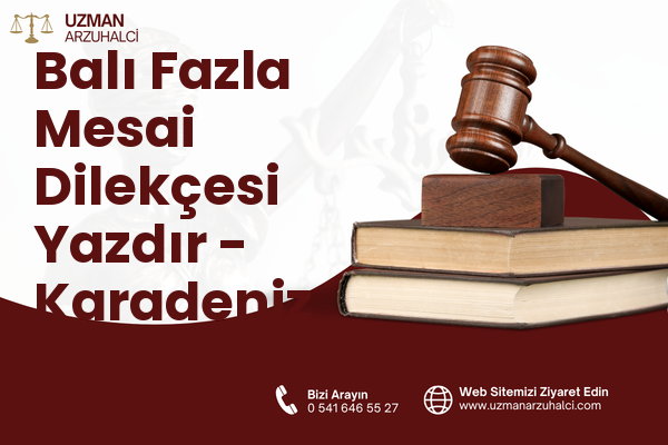 Balı Fazla Mesai Dilekçesi Yazdır - Karadeniz Ereğli