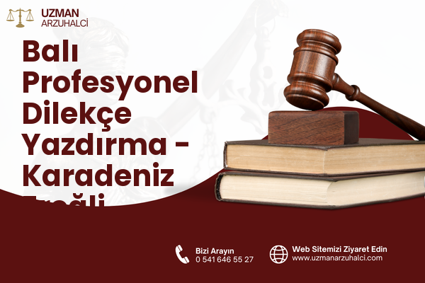 Balı Profesyonel Dilekçe Yazdırma - Karadeniz Ereğli
