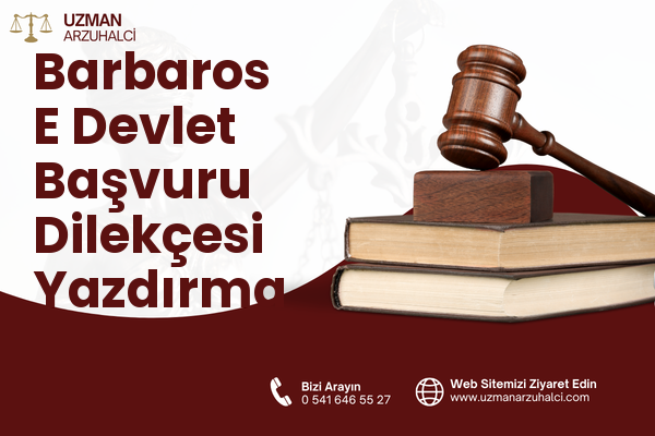 Barbaros E Devlet Başvuru Dilekçesi Yazdırma - Ataşehir