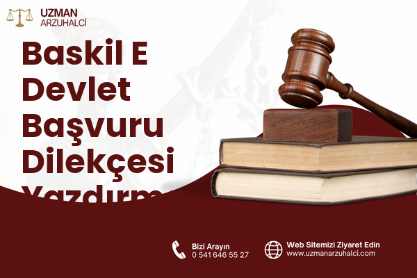 Baskil E Devlet Başvuru Dilekçesi Yazdırma