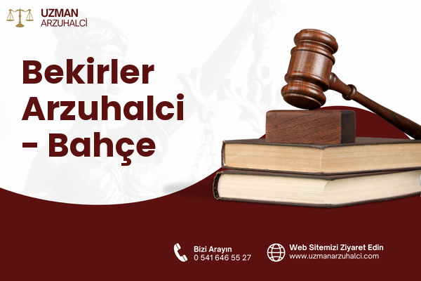 Bekirler Arzuhalci - Bahçe