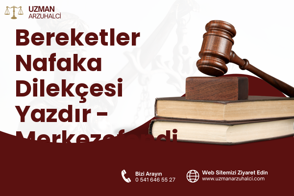 Bereketler Nafaka Dilekçesi Yazdır - Merkezefendi