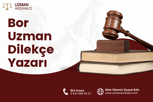Bor Uzman Dilekçe Yazarı