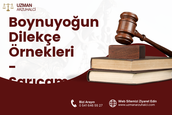 Boynuyoğun Dilekçe Örnekleri - Sarıçam