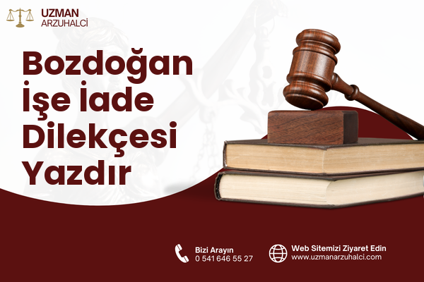 Bozdoğan İşe İade Dilekçesi Yazdır