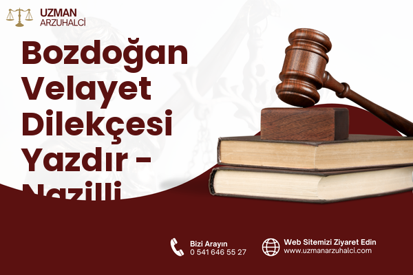 Bozdoğan Velayet Dilekçesi Yazdır - Nazilli