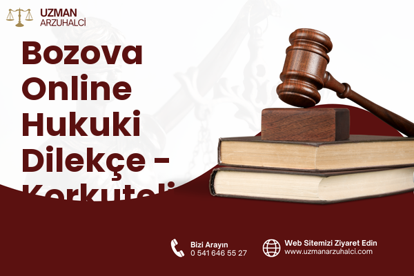 Bozova Online Hukuki Dilekçe - Korkuteli
