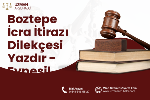 Boztepe İcra İtirazı Dilekçesi Yazdır - Eynesil