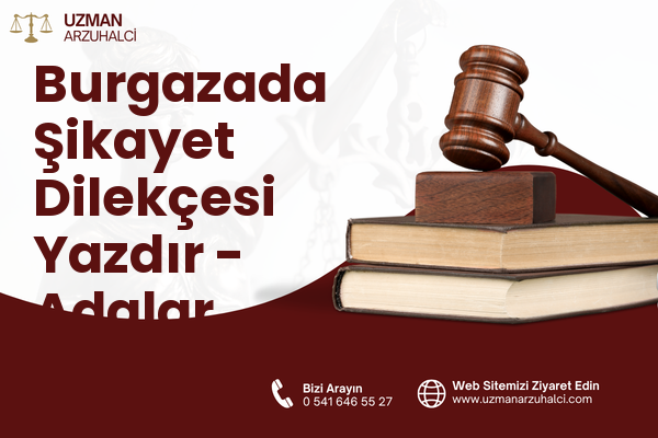Burgazada Şikayet Dilekçesi Yazdır - Adalar