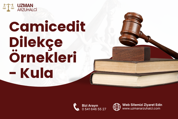 Camicedit Dilekçe Örnekleri - Kula