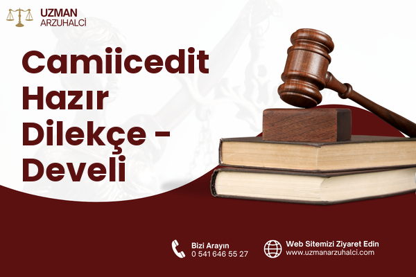 Camiicedit Hazır Dilekçe - Develi
