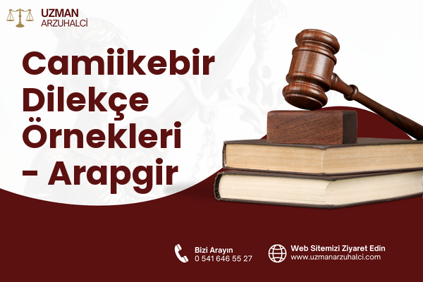 Camiikebir Dilekçe Örnekleri - Arapgir