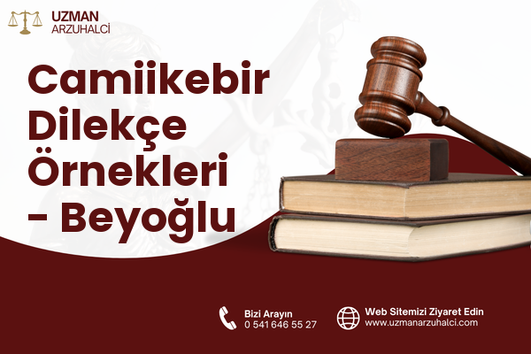 Camiikebir Dilekçe Örnekleri - Beyoğlu