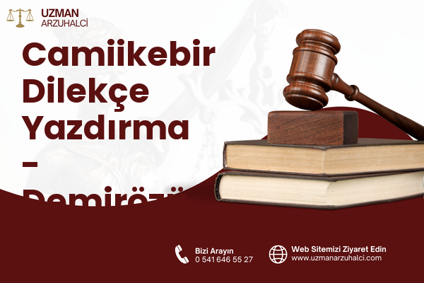 Camiikebir Dilekçe Yazdırma - Demirözü
