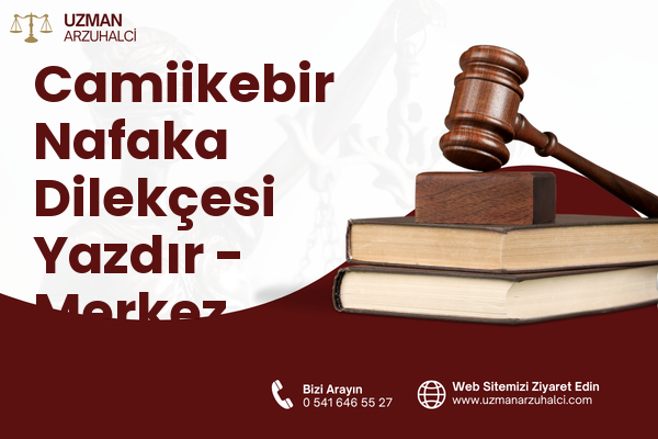 Camiikebir Nafaka Dilekçesi Yazdır - Merkez