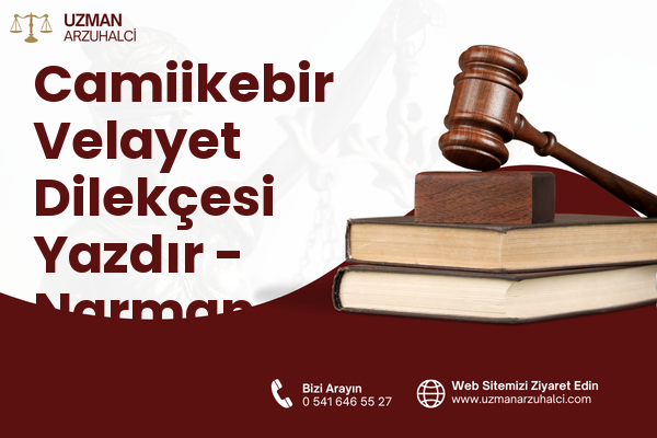 Camiikebir Velayet Dilekçesi Yazdır - Narman