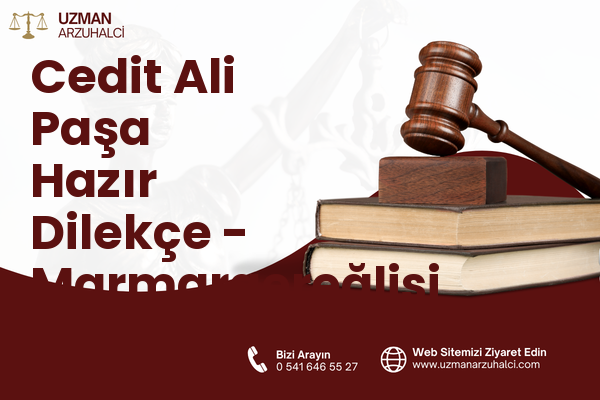 Cedit Ali Paşa Hazır Dilekçe - Marmaraereğlisi