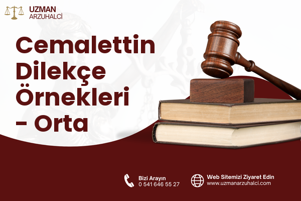 Cemalettin Dilekçe Örnekleri - Orta