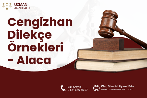 Cengizhan Dilekçe Örnekleri - Alaca