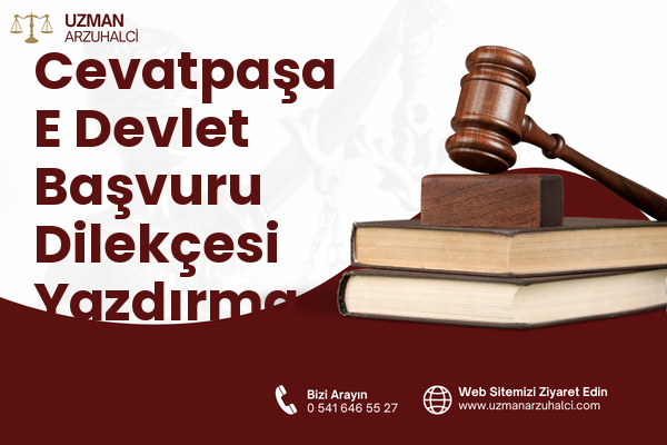 Cevatpaşa E Devlet Başvuru Dilekçesi Yazdırma - Merkez
